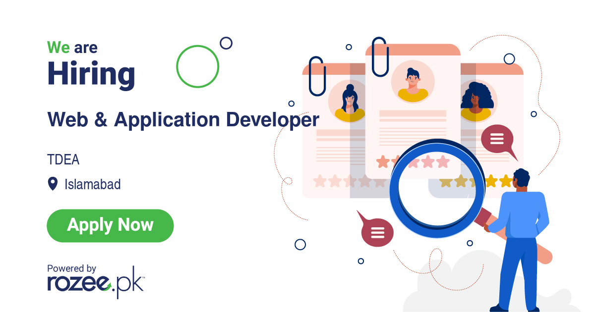 Web & Application Developer Job, Islamabad, Trust for Democratic ...