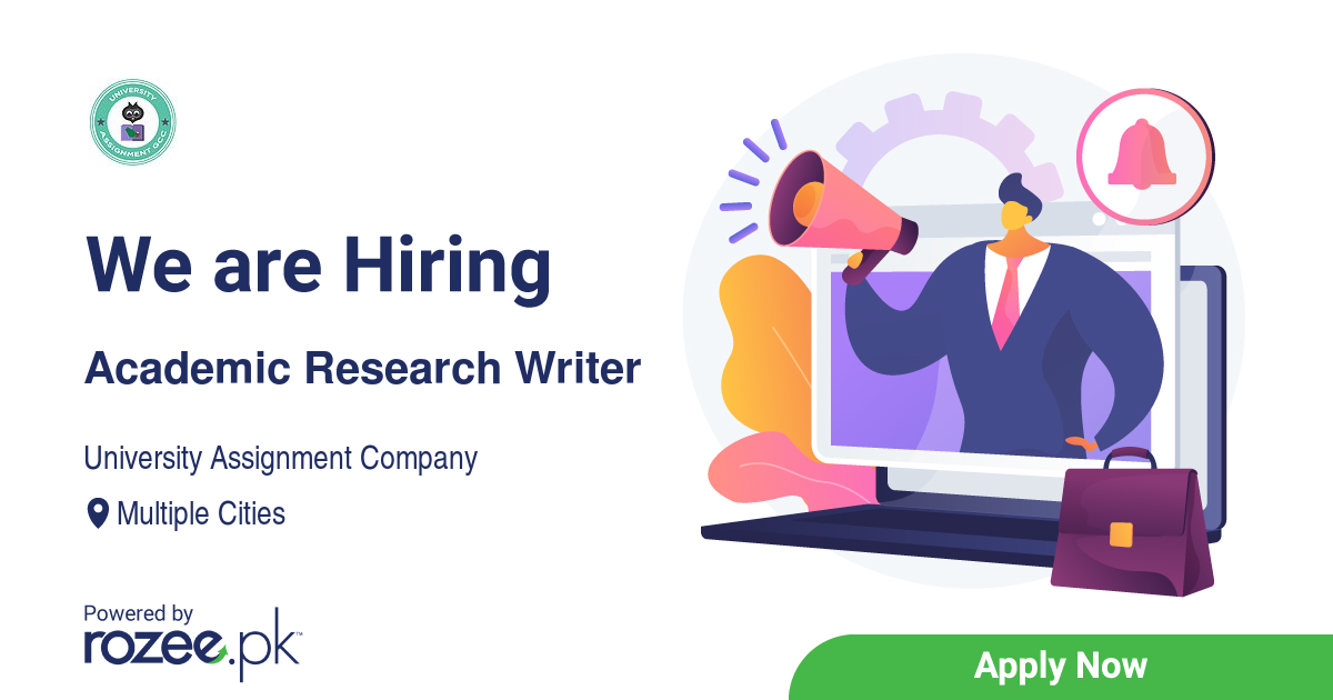 research writer jobs in karachi