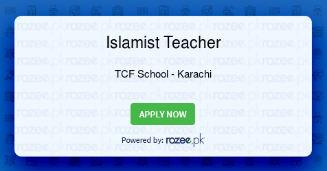tcf karachi school rozee pk