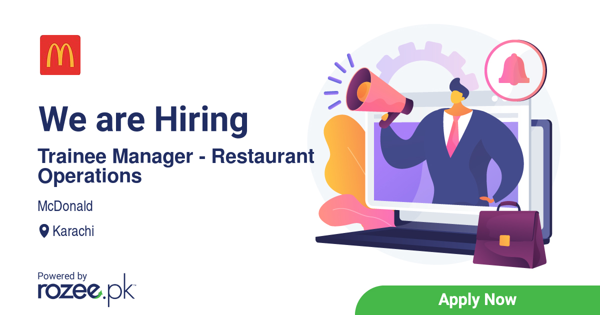 Trainee Manager Restaurant Operations Job Karachi McDonald S   Og 1326170 