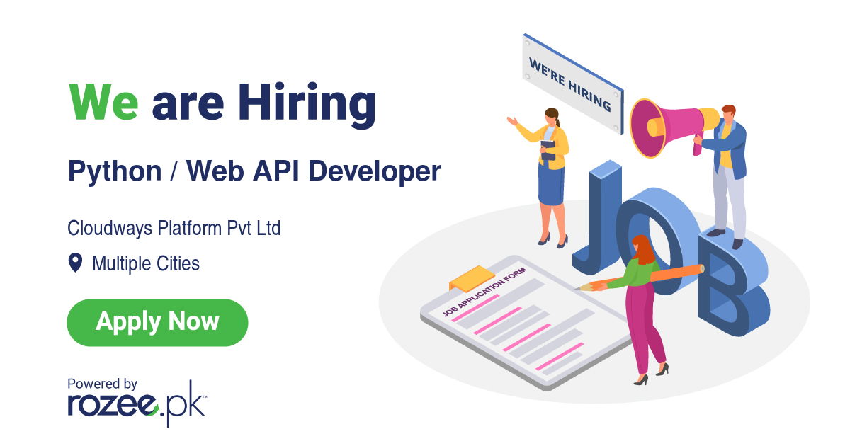 Python / Web API Developer Job, Islamabad, Karachi, Lahore, Multan ...