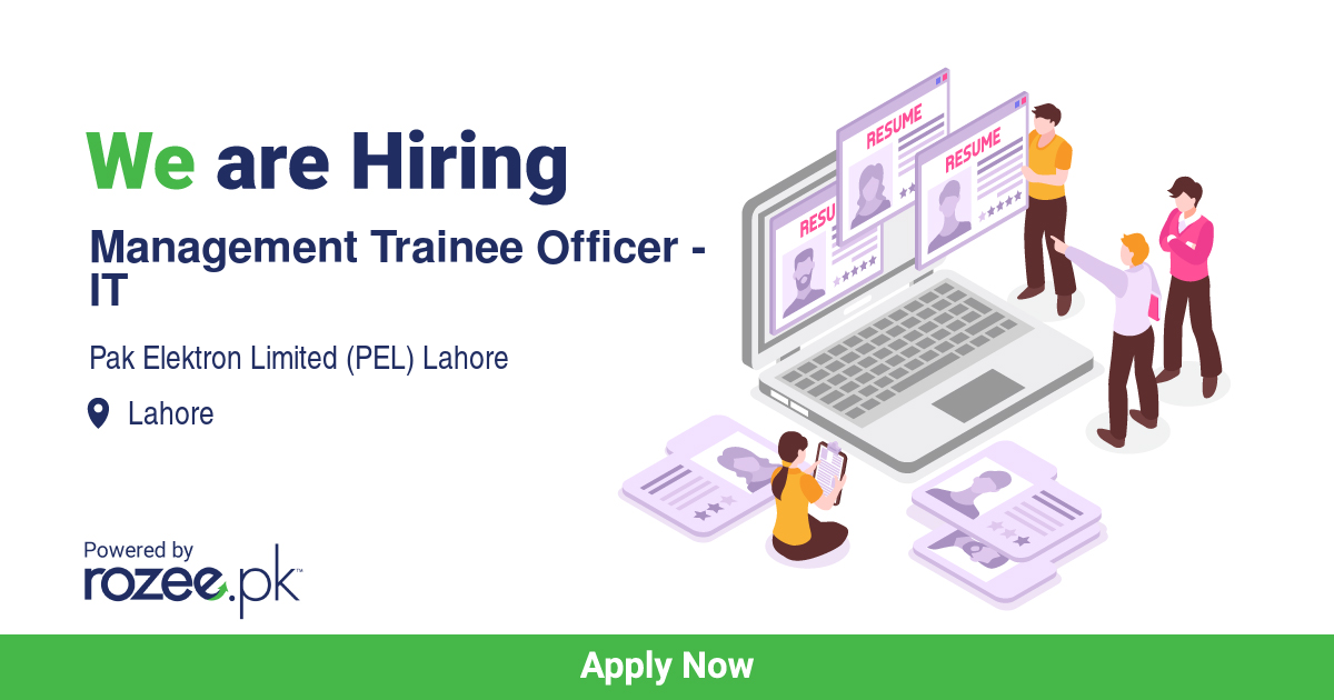 Management Trainee Officer - IT Job, Lahore, Pak Elektron Limited (PEL ...